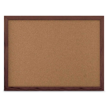 United Visual Products Sliding Door Indoor Enclosed Corkboard, 7 UV9010ACS-SATIN-MEDGRY
